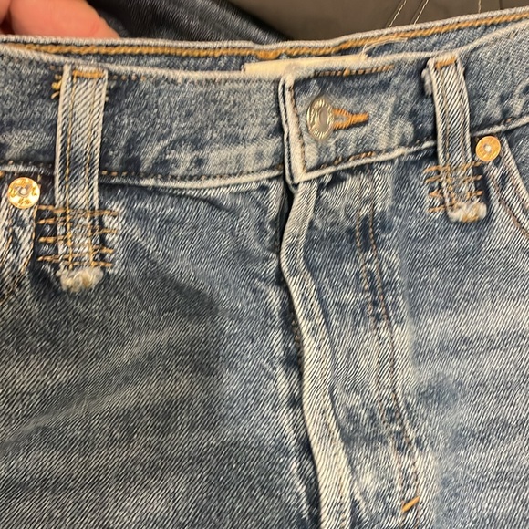 FREE PEOPLE We The Free Cutoff Denim Jean Shorts Shout & Twist Size 30 - Picture 10 of 12